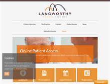 Tablet Screenshot of langworthymedicalpractice.co.uk